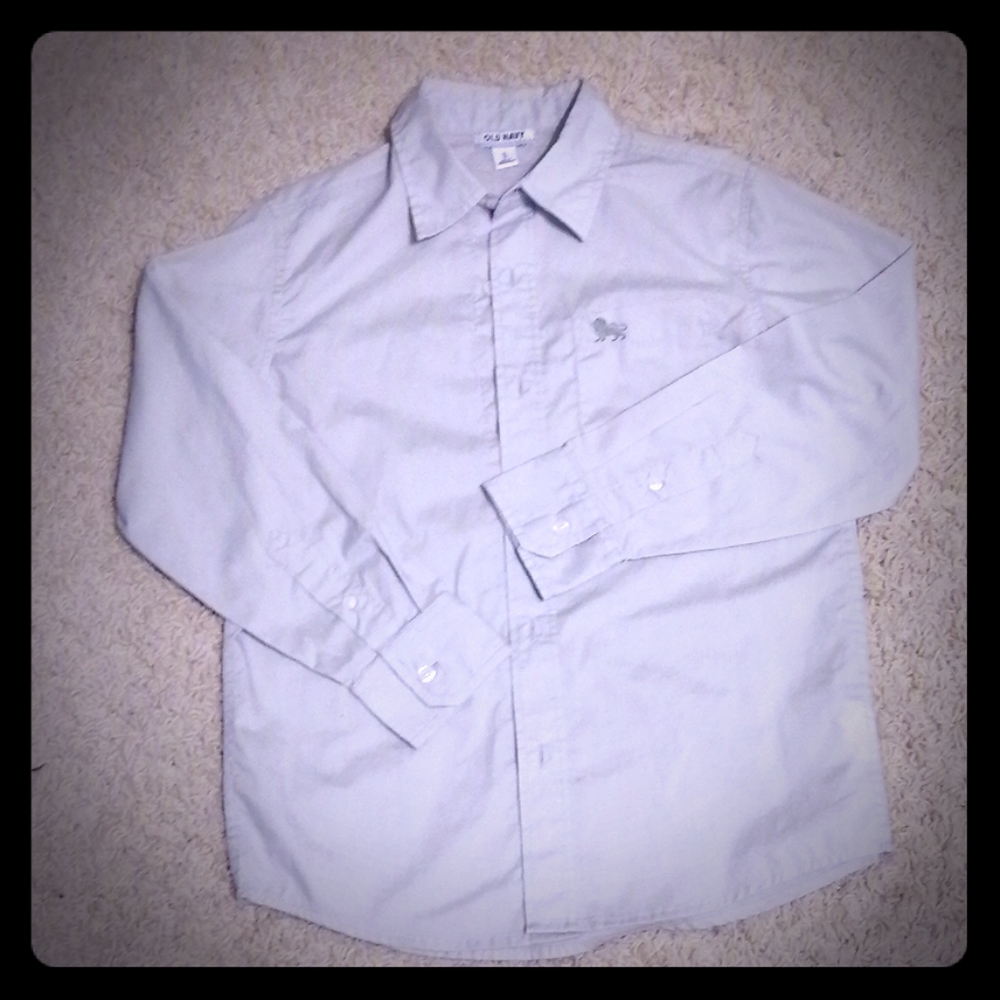 Old Navy boys dress shirt, size M